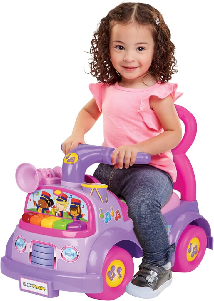 Fisher Price Music Parade Purple Ride-On Toy