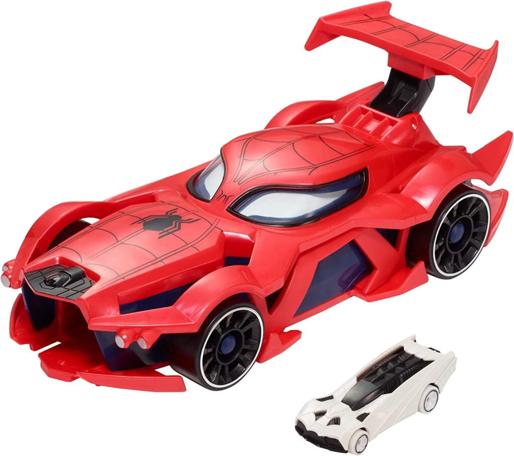 Hot Wheels Marvel Spider-Man Web-Car Launcher