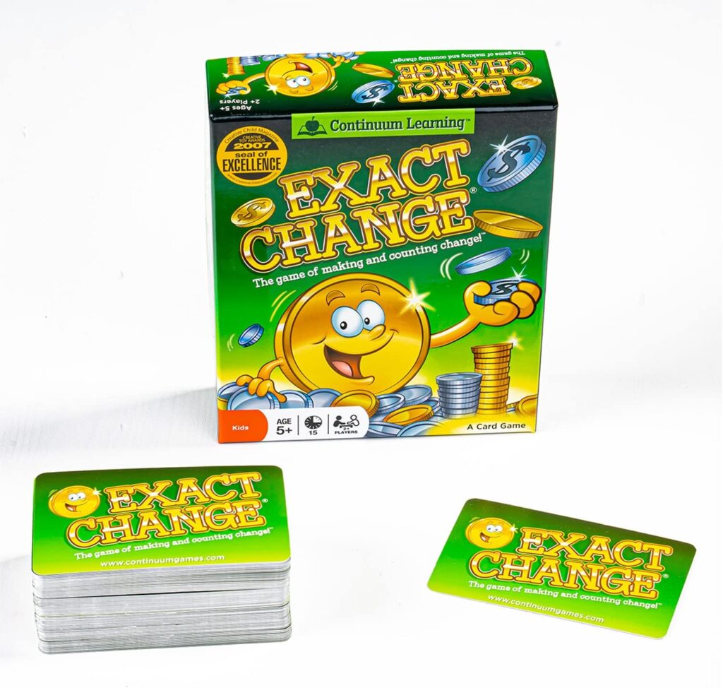 Exact Change Card Game 