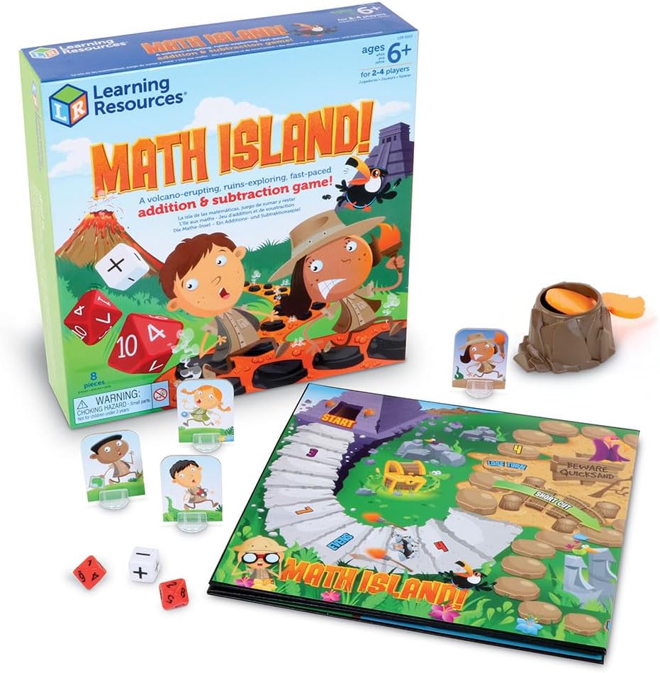 Learning Resources Math Island Addition & Subtraction Game
