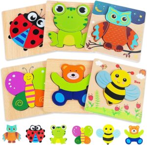 Bekayshad Wooden Puzzles Toddler Toys