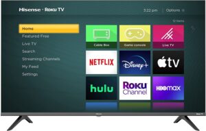 Hisense 32-Inch Class H4 Series LED Roku Smart TV