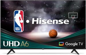 Hisense A6 Series 50-Inch Class 4K UHD Smart Google TV