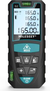 Mileseey by RockSeed 165 Feet Digital Laser Distance Meter