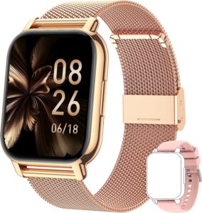 Popglory P66 Smart Watch for Men, Women