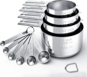 TILUCK Measuring Cups & Spoons Set