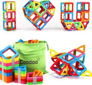 Upgraded Magnetic Blocks Tiles STEM Toys