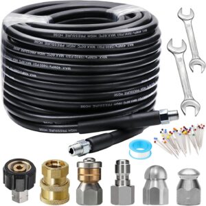 WEST BAY Sewer Jetter Kit 100FT for Pressure Washer