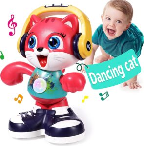 Yunaking Dancing Cat Toddlers Toys for 12-18 Months Old